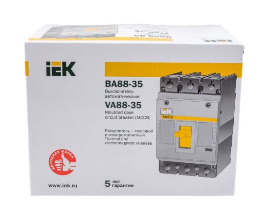 Автоматический выключатель IEK ВА88-35 3Р 80А 35кА SVA30-3-0080 – изображение 5