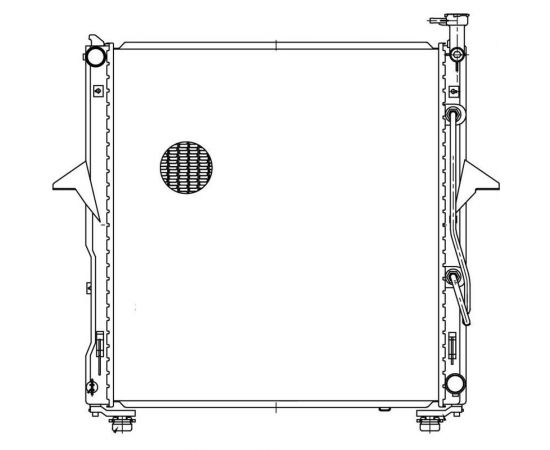 Радиатор охлаждения для автомобилей Sorento 3.3i AT LUZAR LRc 08136 – изображение 2
