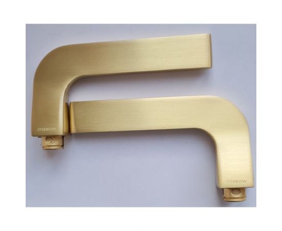 Дверная ручка MORELLI SPUTNIK S5 OSA на розетке 7 мм, цвет - матовое золото 9013580 – изображение 4