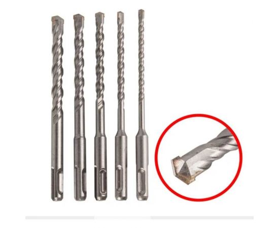 Набор буров SDS-plus 5 шт GROSSMEISTER 022011001 – изображение 3