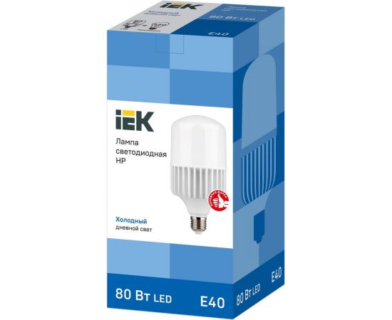 Лампа IEK LED HP 80вт 230В 6500К E40 LLE-HP-80-230-65-E40 – изображение 3