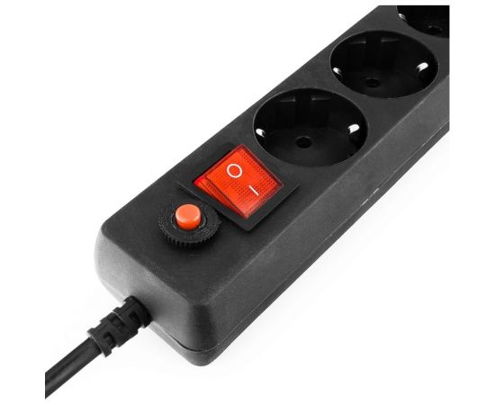 Сетевой фильтр 5м 6р черный Гарнизон EHB-15 – изображение 4