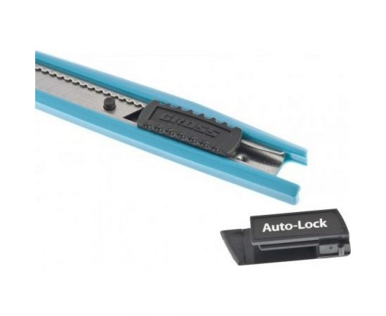 Нож 145 мм корпус ABS-пластик, выдвижное сегментное лезвие 9 мм GROSS 78895 – изображение 3