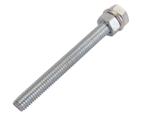 Болт с ш/г крепежная техника набор, полная резьба, din 933, 6x60, 10 шт. 17844 – изображение 4