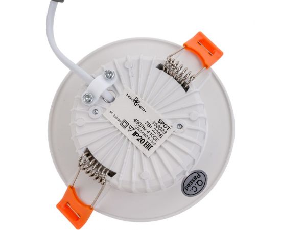 Встраиваемый светильник NOVOTECH светодиодный пластик LED 7W LUNA 358028 – изображение 2