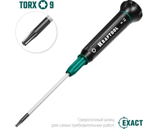 Отвертка для точных работ Kraftool Precision TX9, 25684-09 – изображение 2