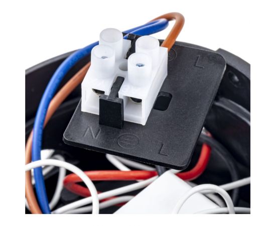 Настенный накладной светильник duwi NUOVO LED 8Вт ABS пластик 3000К IP 54 черный 6 лучей 24792 4 – изображение 5