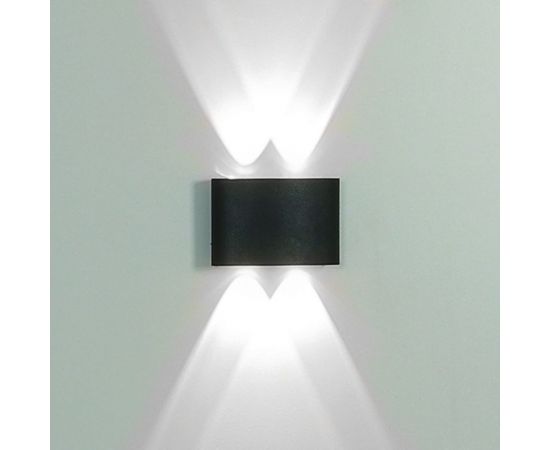 Настенный накладной светильник duwi NUOVO LED 4Вт ABS пластик 4200К IP54 черный 4 луча 24773 3 – изображение 5