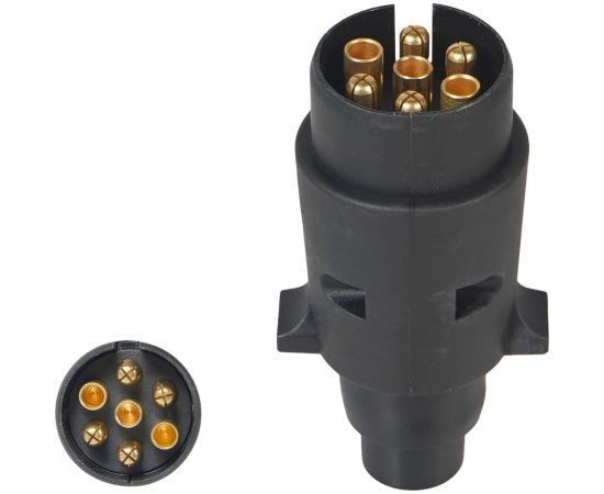 Вилка прицепа Airline 12 В, 7 контактов, пластик ATE-23 