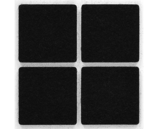 Защитные протекторы из фетра VORTEX черные, 38x38 мм 24347 