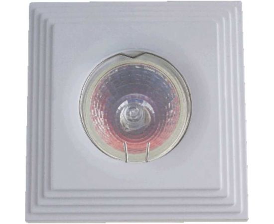 Гипсовый декоративный cветильник Светкомплект RD111 WH AZТ27 белый azt27wh 