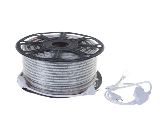 Светодиодная лента Jazzway MVS-2835/60-IP68-220V 6500K W-1m (без аксессуаров) 5004252A 