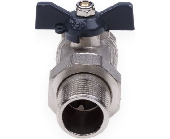 Шаровой кран со сгоном AQUALINK вн-нар 1 U B бабочка 1462 