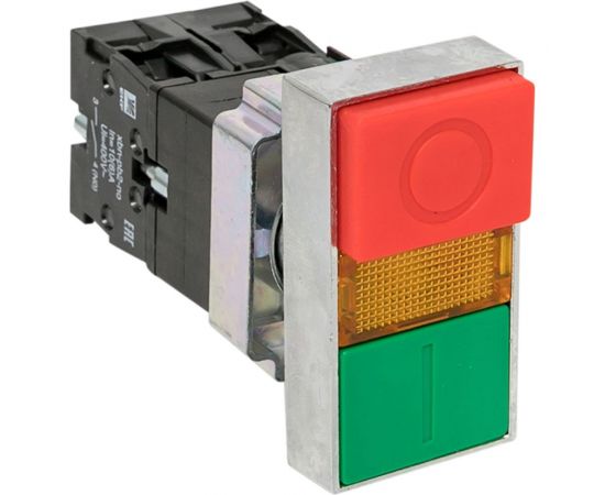 Прямоугольная кнопка EKF LAY5-BW8465 "I-O" PROxima 230В NO+NC pbn-bw8465 – изображение 4