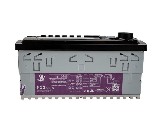 Автомагнитола FIVE 1din, красная, Bluetooth, USB, AUX, SD, FM, 4х50 F22R – изображение 3