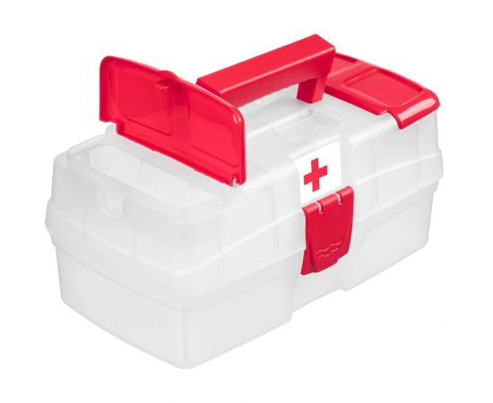 Аптечка Idiland Palm 290x170x130 мм с отсеками, бесцветный 2213037 – изображение 3