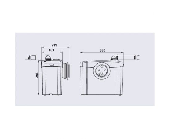 Насос-измельчитель SFA SANIBROYEUR SXSTD – изображение 4