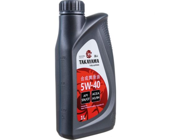 Моторное мало TAKAYAMA SAE 5W-40, API SN/CF, 1 л, пластик 605528 – изображение 4
