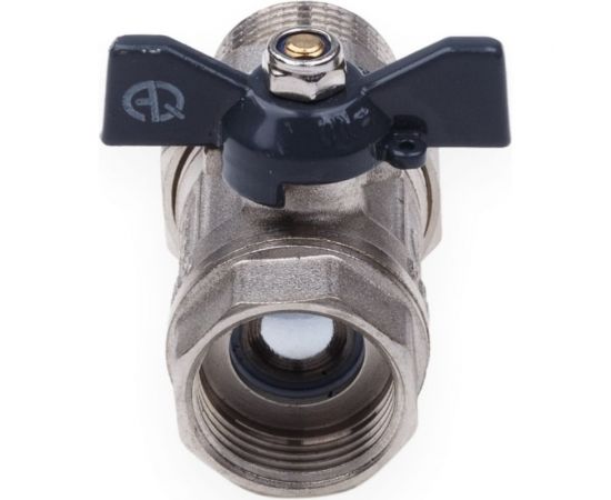 Шаровой кран со сгоном AQUALINK вн-нар 1 U B бабочка 1462 – изображение 3