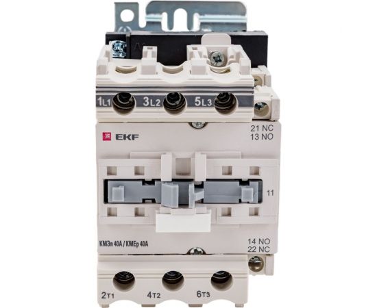 Контактор EKF КМЭп малогабаритный, 40А, 24В, DC, 1NO, 1NC, PROxima SQctr-s-40-24-nc-p 