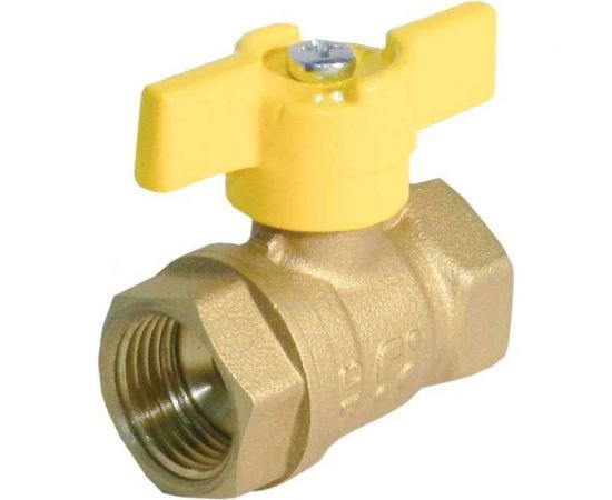 Шаровой кран БАЗ 11Б27п Ду25 А10/1 газ вр/вр бабочка PN40 БАЗ.А10.1.25.40 