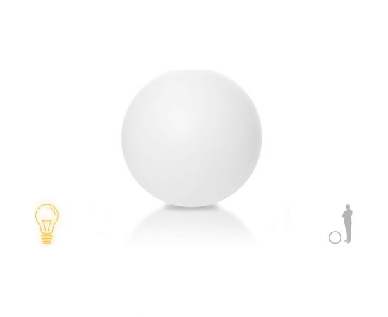 Уличный светильник Jellymoon шар 20 см с белым свечением RUS JM 20 CMW 