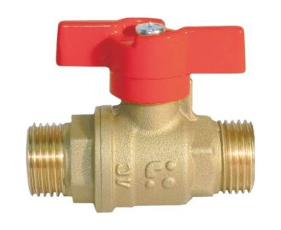 Шаровой кран БАЗ 11Б27П1 Ду15 А32/1 нр/нр бабочка PN40 БАЗ.А32.1.15.40 