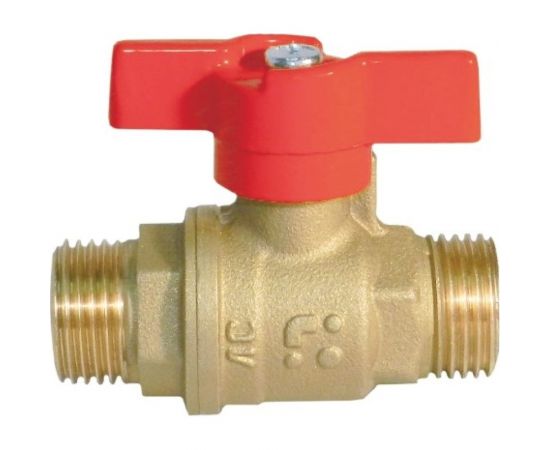 Шаровой кран БАЗ 11Б27п1 Ду20 А32/1 нр/нр бабочка PN40 БАЗ.А32.1.20.40 