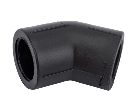 Угол Blue Ocean полипропиленовый 20x45 градусов UV-pro с защитой от ультрафиолета черный PPRF/45E-UV(Bk)-20 