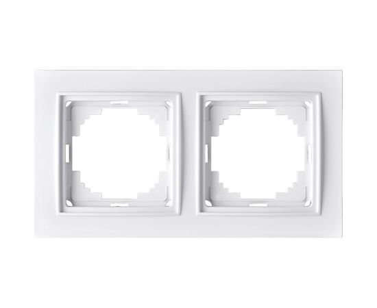 2-местная рамка Nilson THOR, белый 27110092 