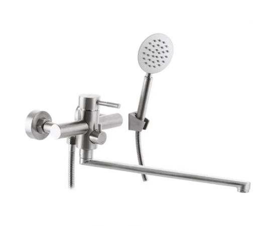 Смеситель для ванны с длинным изливом OLIVES balear нержавеющая сталь 13221BL – изображение 4