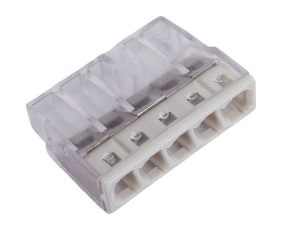 Компактная клемма СМК ЭРА NO-224-31 серия 205, 5 отверстий, 0,5-2,5 мм Б0043949 – изображение 5