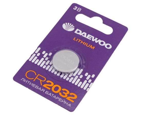 Литиевая батарейка DAEWOO CR2032 Lithium BL-1 5034174 – изображение 4