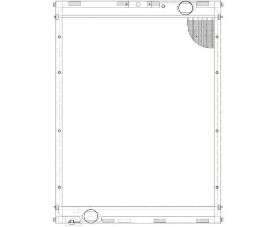 Радиатор охлаждения для автомобилей КАМАЗ 43118 E-5 LUZAR LRc 0766 – изображение 2