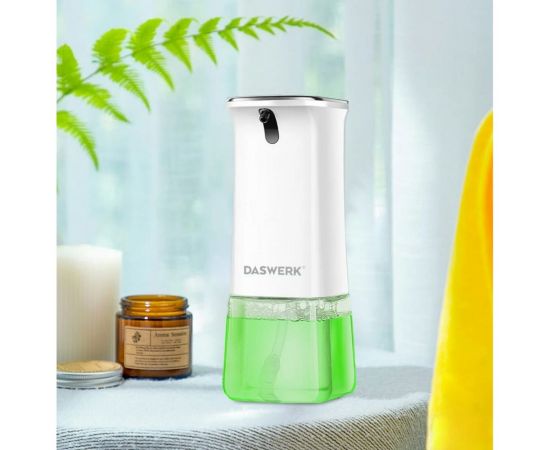 Сенсорный бесконтактный дозатор для жидкого мыла-пены DASWERK 350 мл 607844 – изображение 8