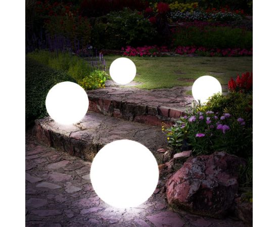 Уличный светильник Jellymoon шар 20 см с белым свечением RUS JM 20 CMW – изображение 5