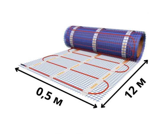 Нагревательный мат ТеплоСофт Профи 6м.кв 900Вт с терморегулятором 6900 – изображение 3