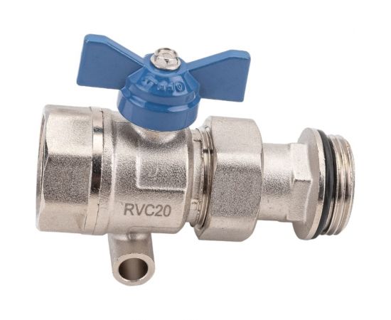 Шаровой кран Rvc 1 (DN25) синий с термометром 07436 – изображение 4