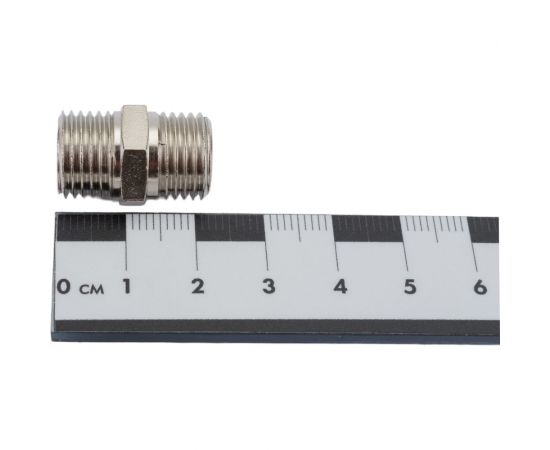 Никелированный ниппель STOUT HH 1/4 SFT-0004-001414 – изображение 2