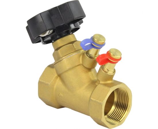 Балансировочный латунный клапан DN.ru КБЛР-032-16 Ду32 Ру16, L=95 мм, муфтовый D080-00507 – изображение 8