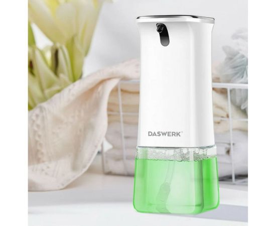 Сенсорный бесконтактный дозатор для жидкого мыла-пены DASWERK 350 мл 607844 – изображение 2