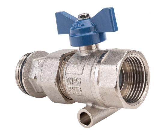 Шаровой кран Rvc 1 (DN25) синий с термометром 07436 – изображение 3