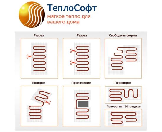 Нагревательный мат ТеплоСофт Профи 6м.кв 900Вт с терморегулятором 6900 – изображение 2