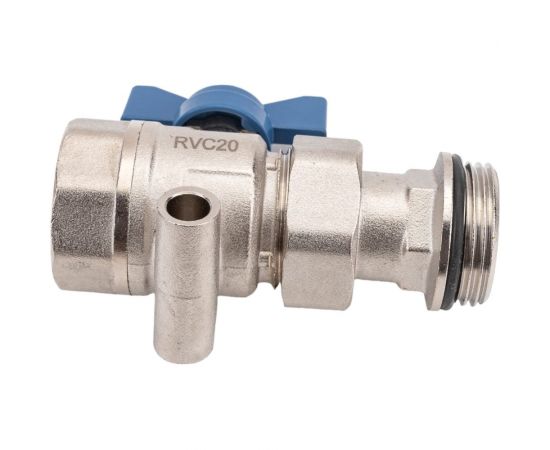Шаровой кран Rvc 1 (DN25) синий с термометром 07436 – изображение 2