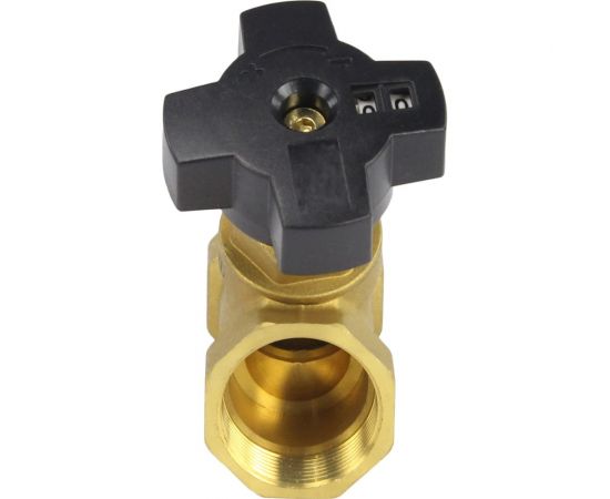 Балансировочный латунный клапан DN.ru КБЛР-032-16 Ду32 Ру16, L=95 мм, муфтовый D080-00507 – изображение 5