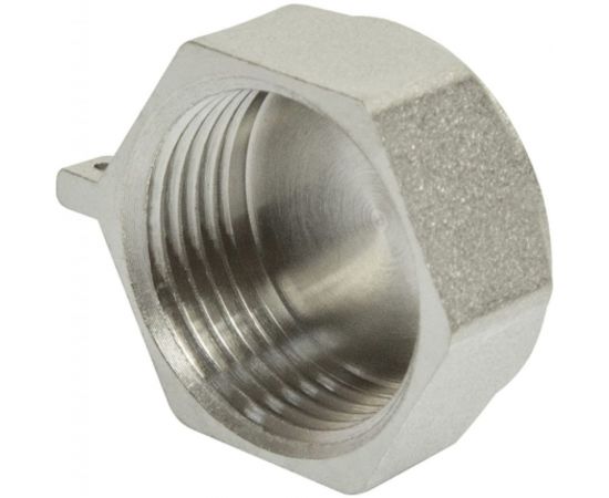 Заглушка VRT 1/2"", внутренняя, с контрольным отверстием, никель 1910-000015 503080 