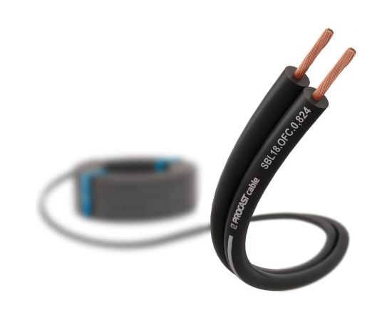 Акустический кабель PROCAST cable SBL 18.OFC.0,824.3, 18AWG 2x0,824mm2, черный, 3 м НФ-00001764 