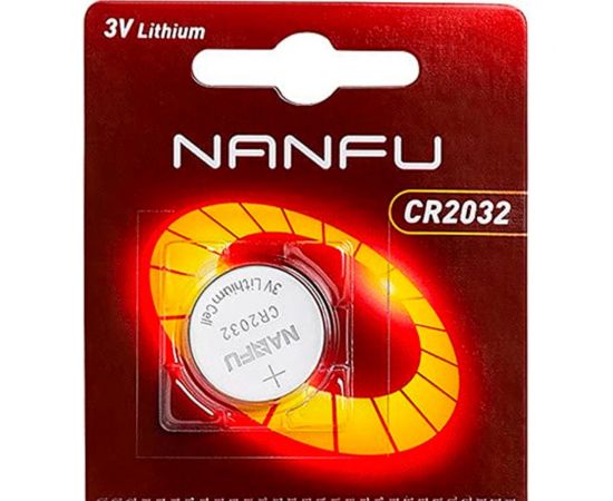 Батарейка NANFU CR 2032, 1 штука 1B CR2032 1B 