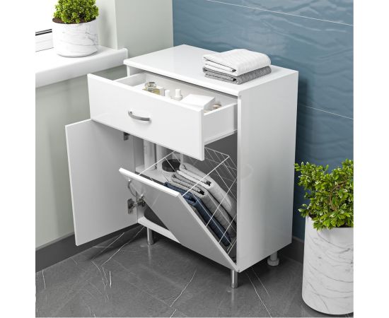 Напольная тумба Misty Люси - 60 с Б/К Э-Люс07060-011Бк – изображение 4