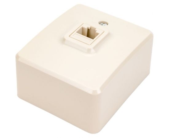 Информационная розетка ЭРА 11-3203-02, RJ45, ОУ, IP20, Эксперт, слоновая кость Б0020731 – изображение 4